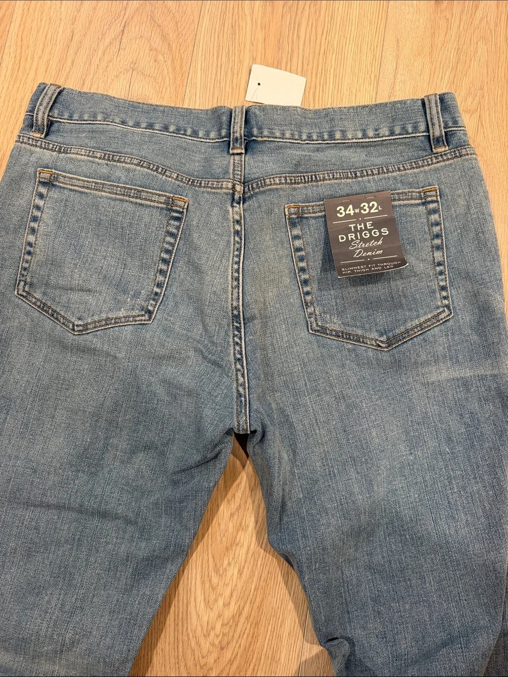 NEW J. Crew Men's Light Blue Slim Straight Jeans